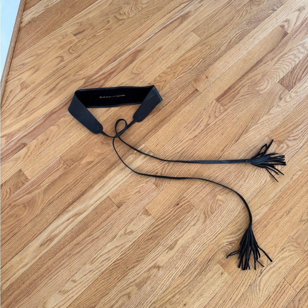 Revolve B-low the belt tassel belt black